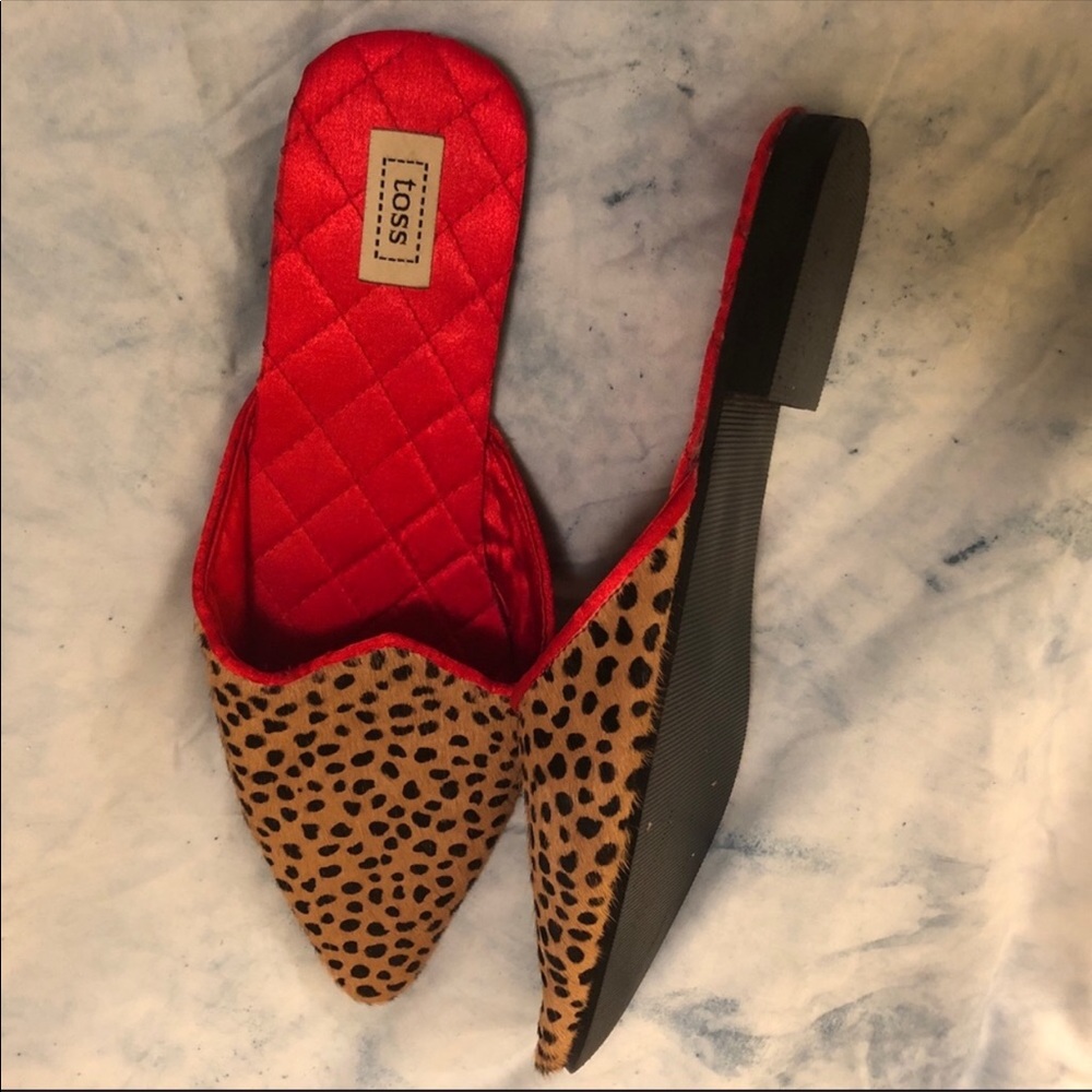 Toss Leopard Print Flats - Picture 3 of 4